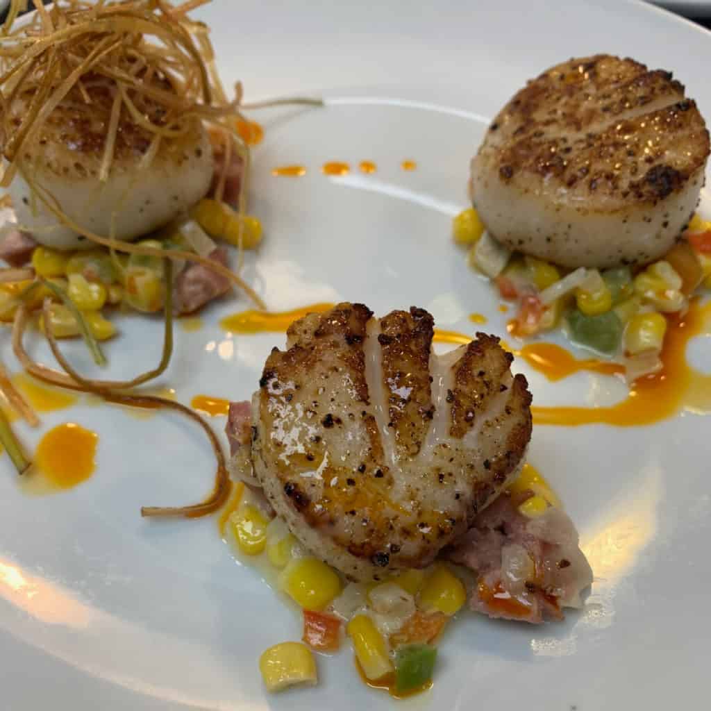 The Pioneer Club | Fine Dining in Lake Charles Louisiana | Dining | Scallop Maque Choux